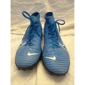 NIKE MERCURIAL SUPERFLY 7 ACADEMY IC INDOOR SOCCER SIZE 9.5 BLUE AT7979-414